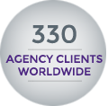 330 agency clients worldwide