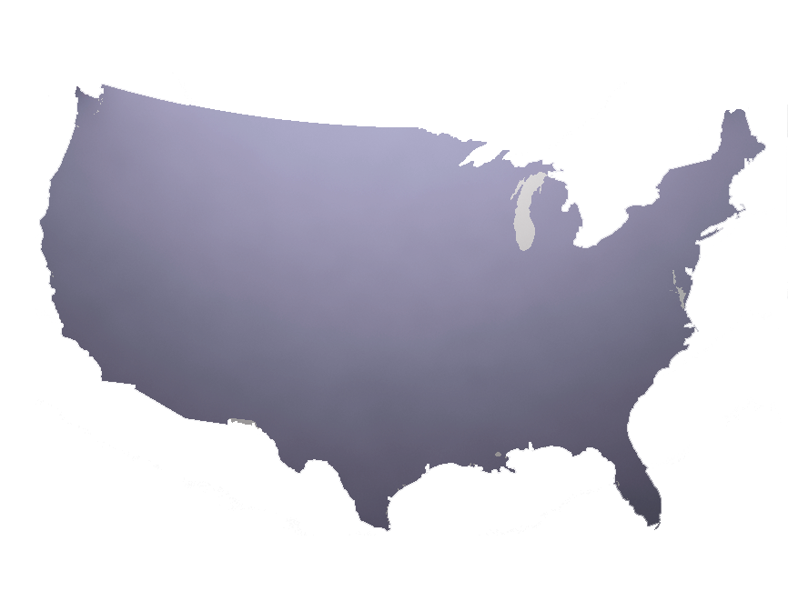 Image of the United States with 20 locations marked where Nth Degree has event marketing and trade show labor management operations